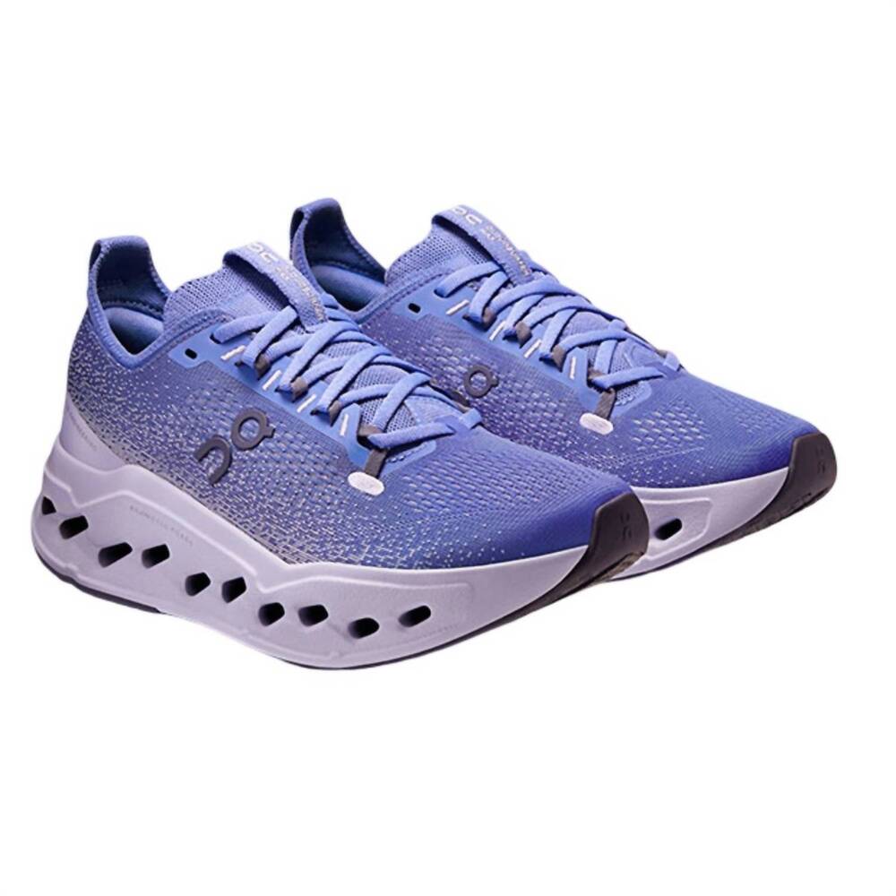 NEW ON RUNNING women's cloudsurfer max sneaker in sailor/thistle